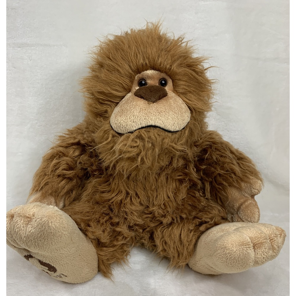 Aurora Big Foot Plush 9" Sasquatch Yeti Stuffed Animal Brown Stuffed Animal - Picture 1 of 12
